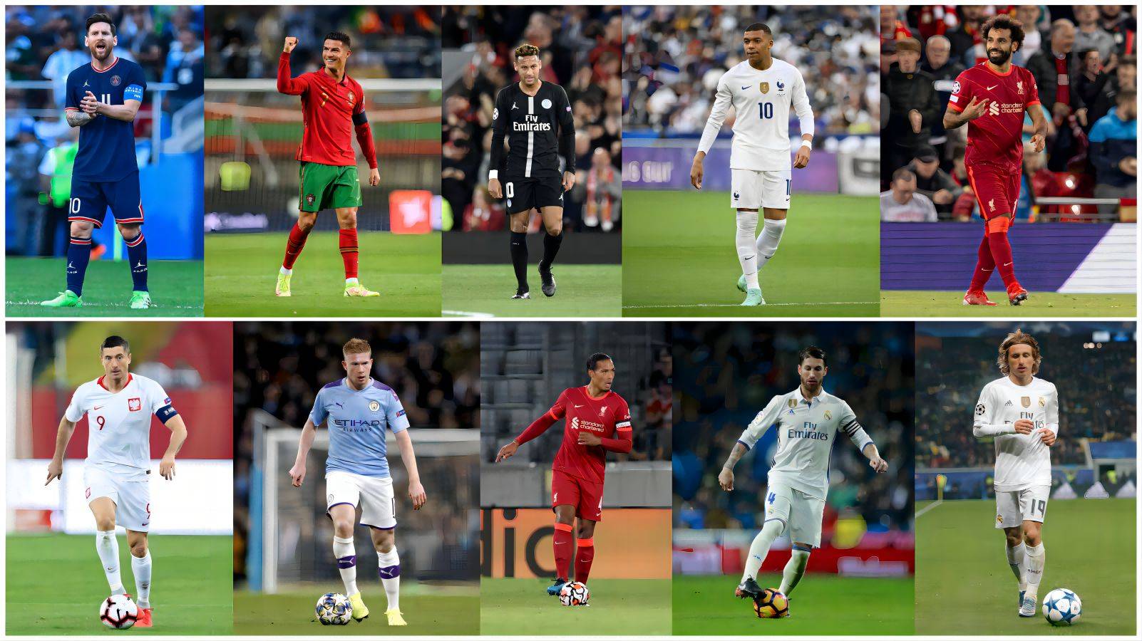 Another world at the feet of soccer stars!